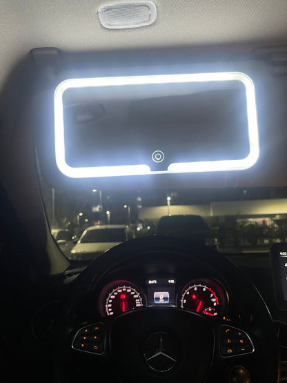Espejo luz Led  Auto