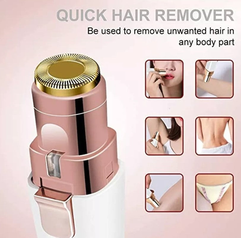 Depiladora Vello Facial-Cejas 2en1 blanco