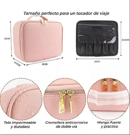 Organizador De Maquillaje Joyero Espejo