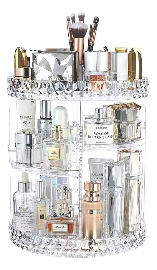 Organizador Maquillaje Acrílico  Giratorio 360°